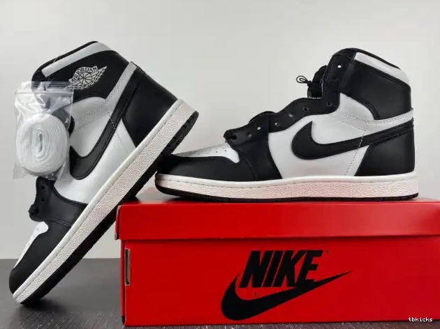Rep TBK White Jordan 1 Black High Retro 85 BQ4422-001 (2023) 0404
